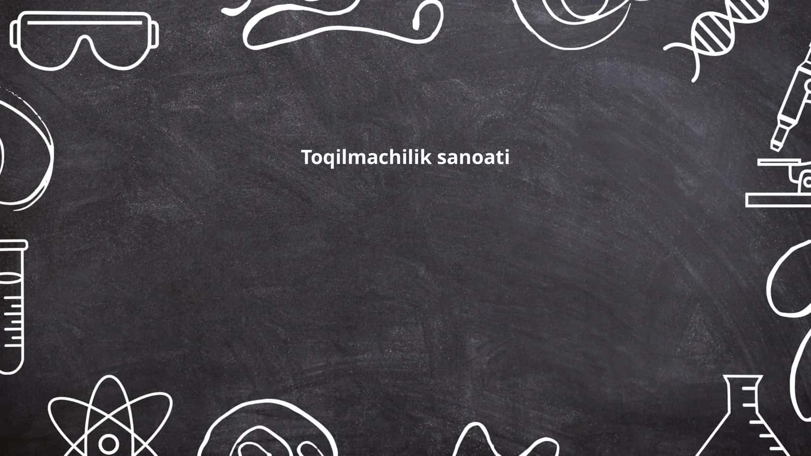 Toqilmachilik sanoati 1