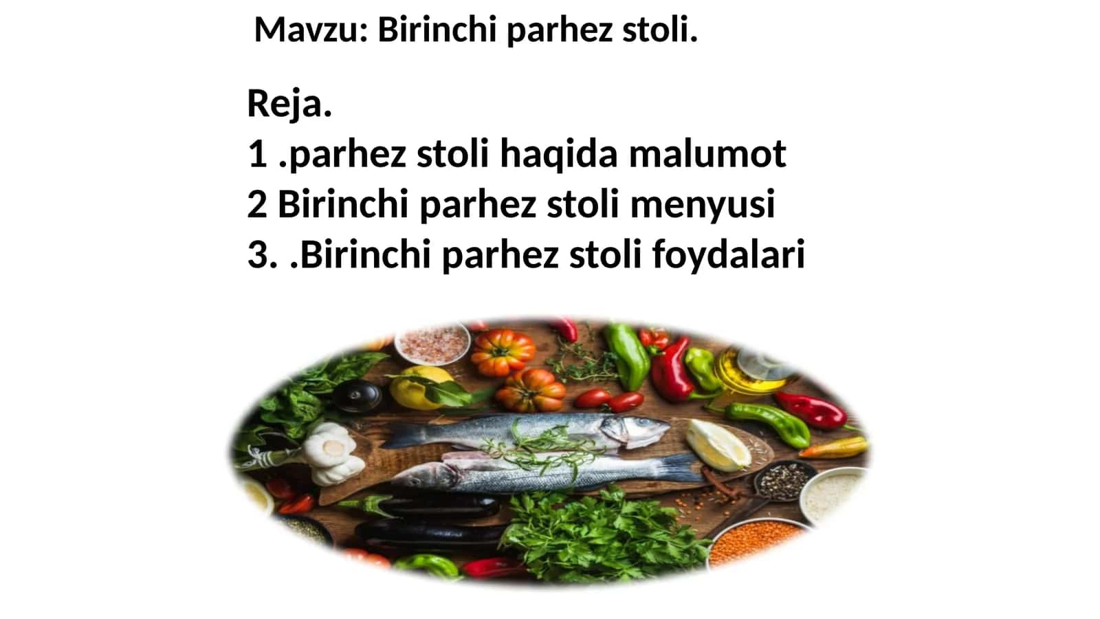 Birinchi parhez stoli 1
