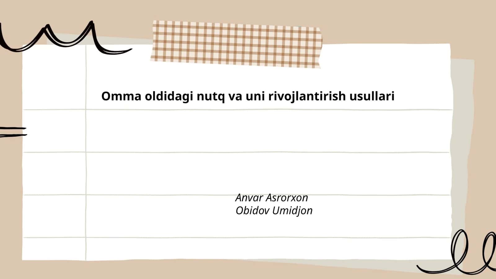 Omma oldidagi nutq va uni rivojlantirish usullari 1