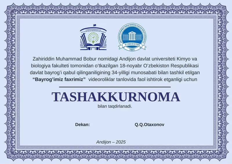 TASHAKKURNOMA 1