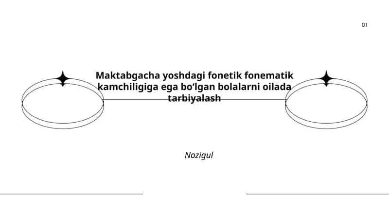 Maktabgacha yoshdagi fonetik fonematik kamchiligiga ega bo‘lgan bolalarni oilada tarbiyalash 1