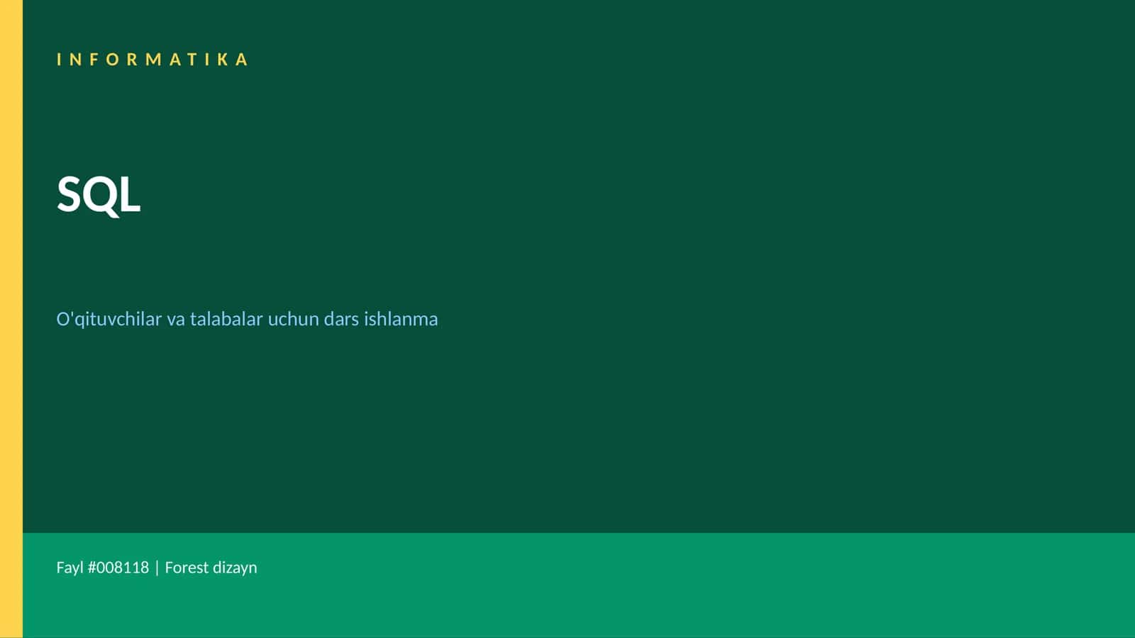 INFORMATIKA 1