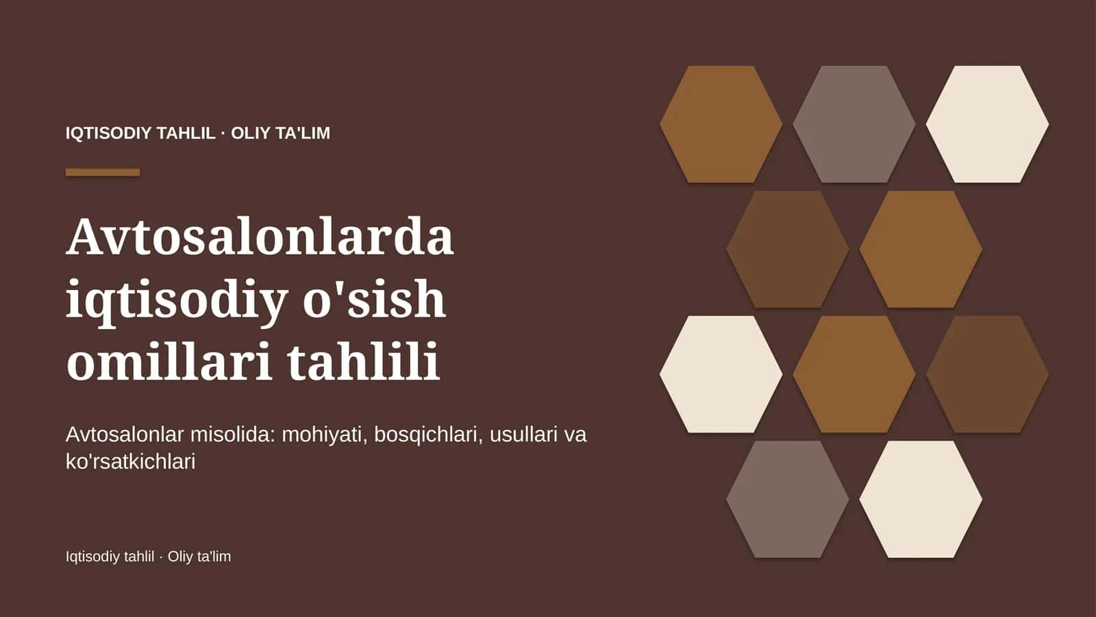 avtosalonlarda iqtisodiy o'sish omillari tahlili 2748 1