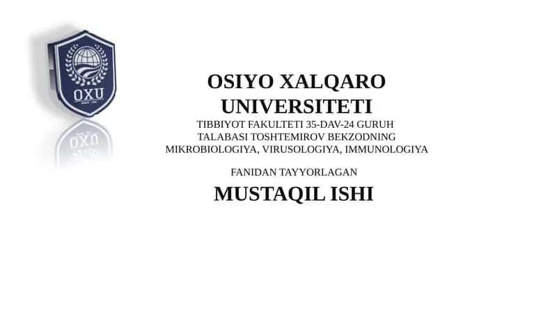 Disbakterioz va dizbakteriozning zamonaviy bakteriologik diagnostikasi 1