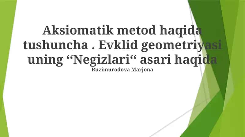 Elementlar 1