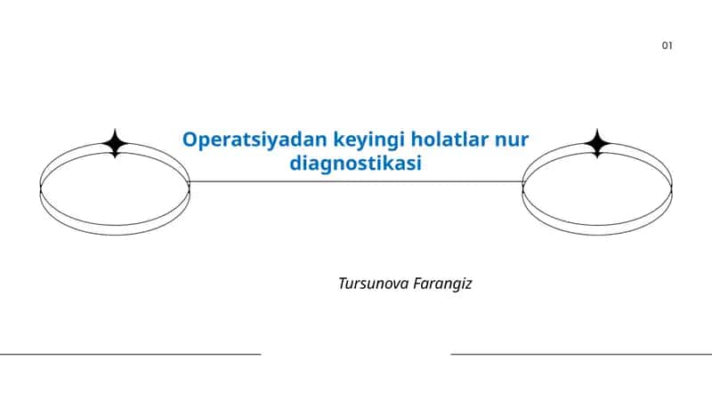 Operatsiyadan keyingi holatlar nur diagnostikasi 1