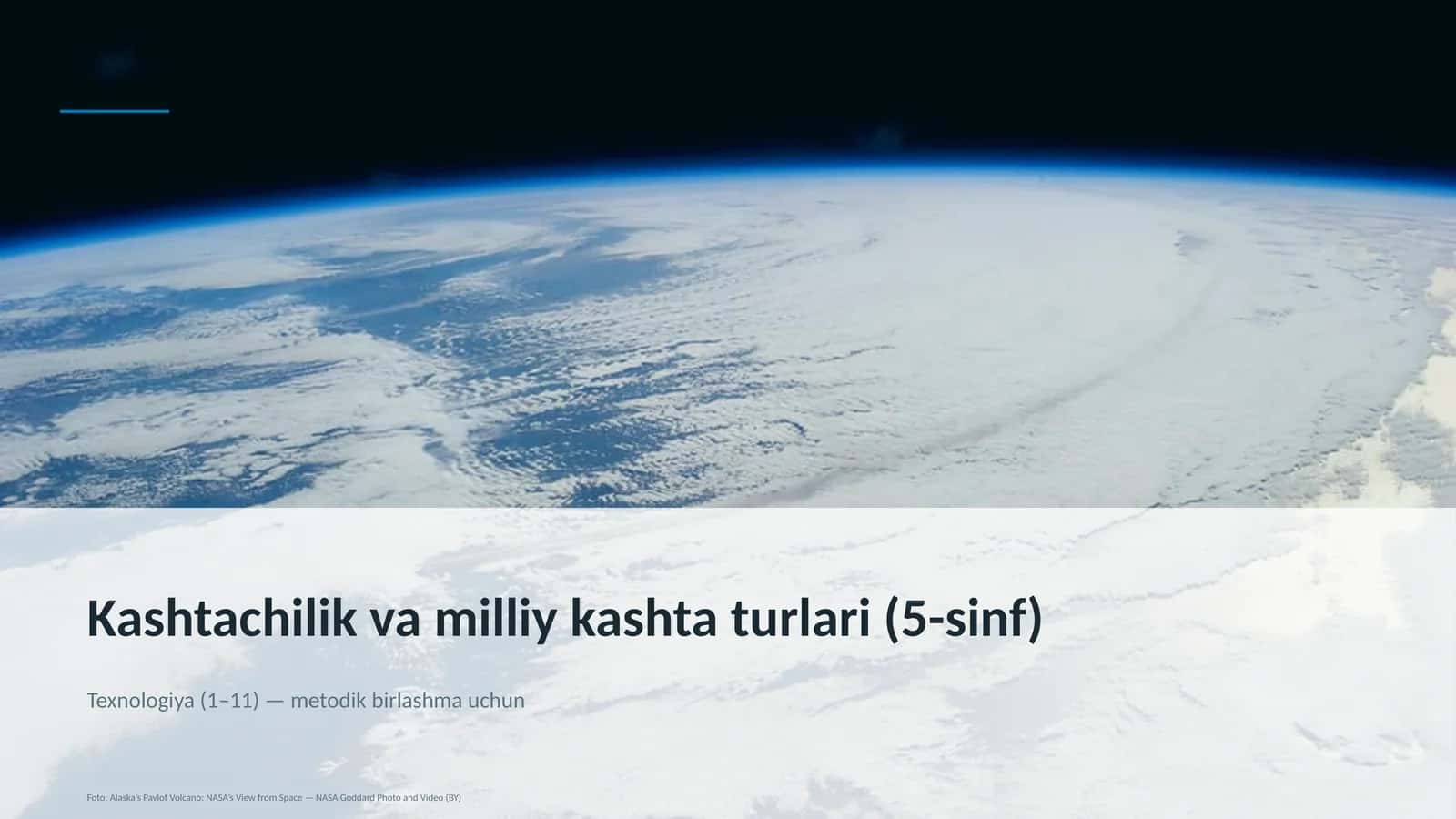 Kashtachilik va milliy kashta turlari (5-sinf) 1