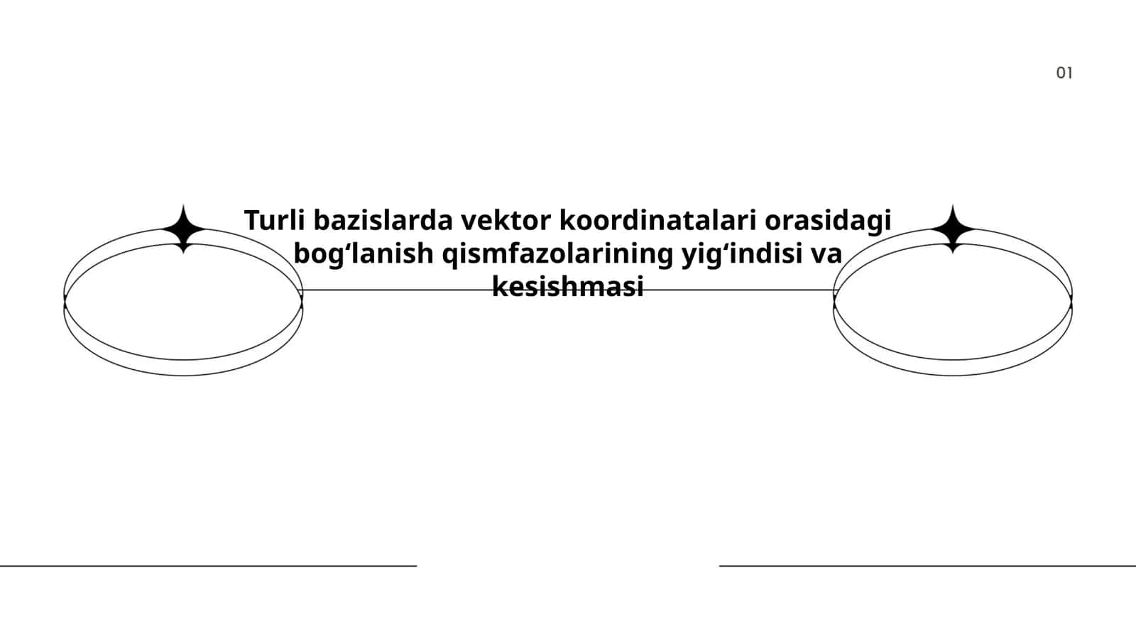 Vektorlar Nazariyasi Asoslari 1