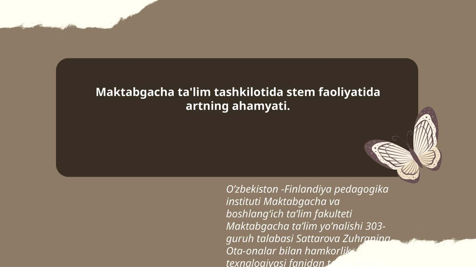 Stem faoliyatining ahamiyati 1