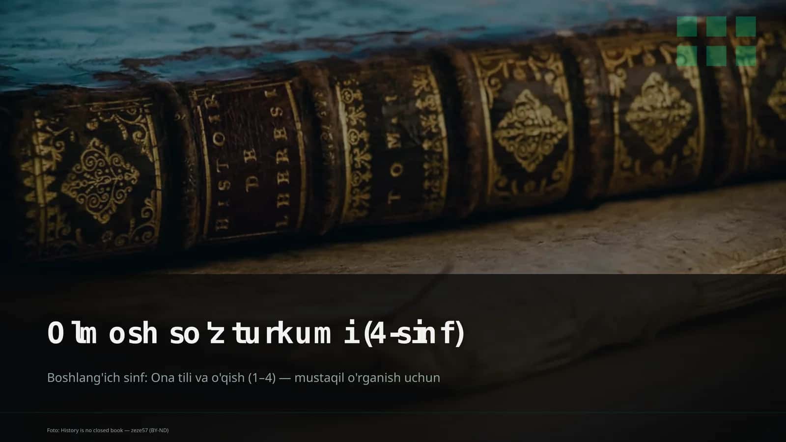 Olmosh so'z turkumi (4-sinf) 1