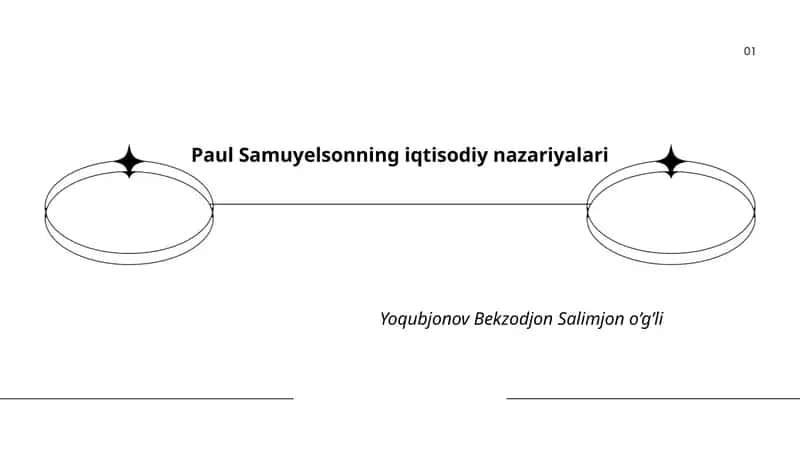 Paul Samuyelsonning iqtisodiy nazariyalari 1