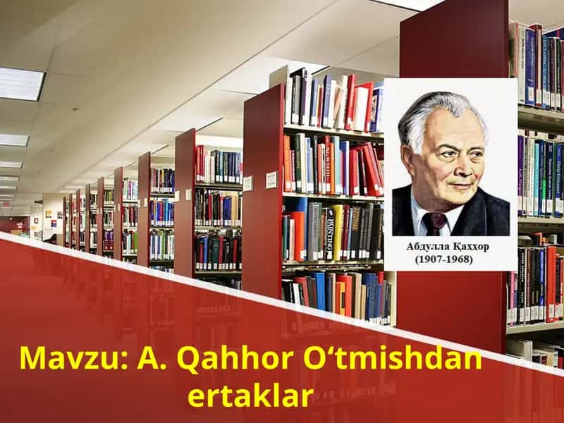 A. Qahhor Oʻtmishdan ertaklar 1