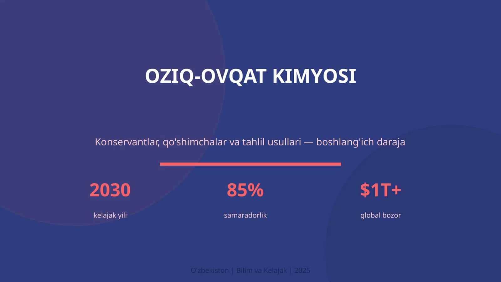 Oziq-ovqat kimyosi 1