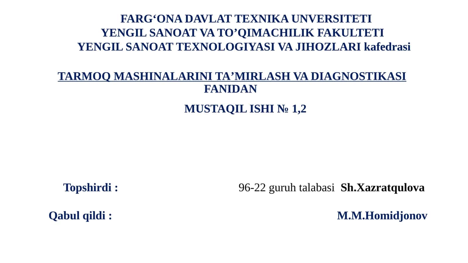 Tiklash va almashtirish qarorlarini qabul qilishda iqtisodiy mezonlar 1