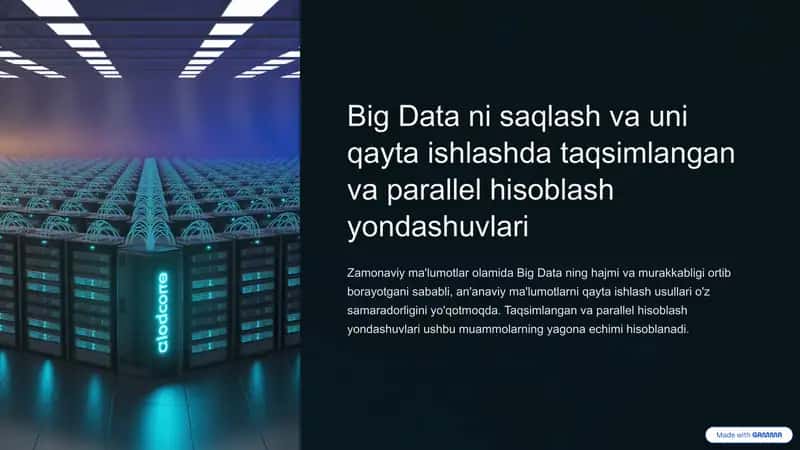 Big Data ning Asosiy Xususiyatlari 1