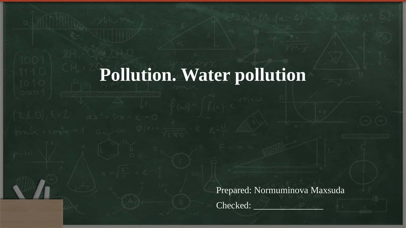 Types of Water Pollution 1