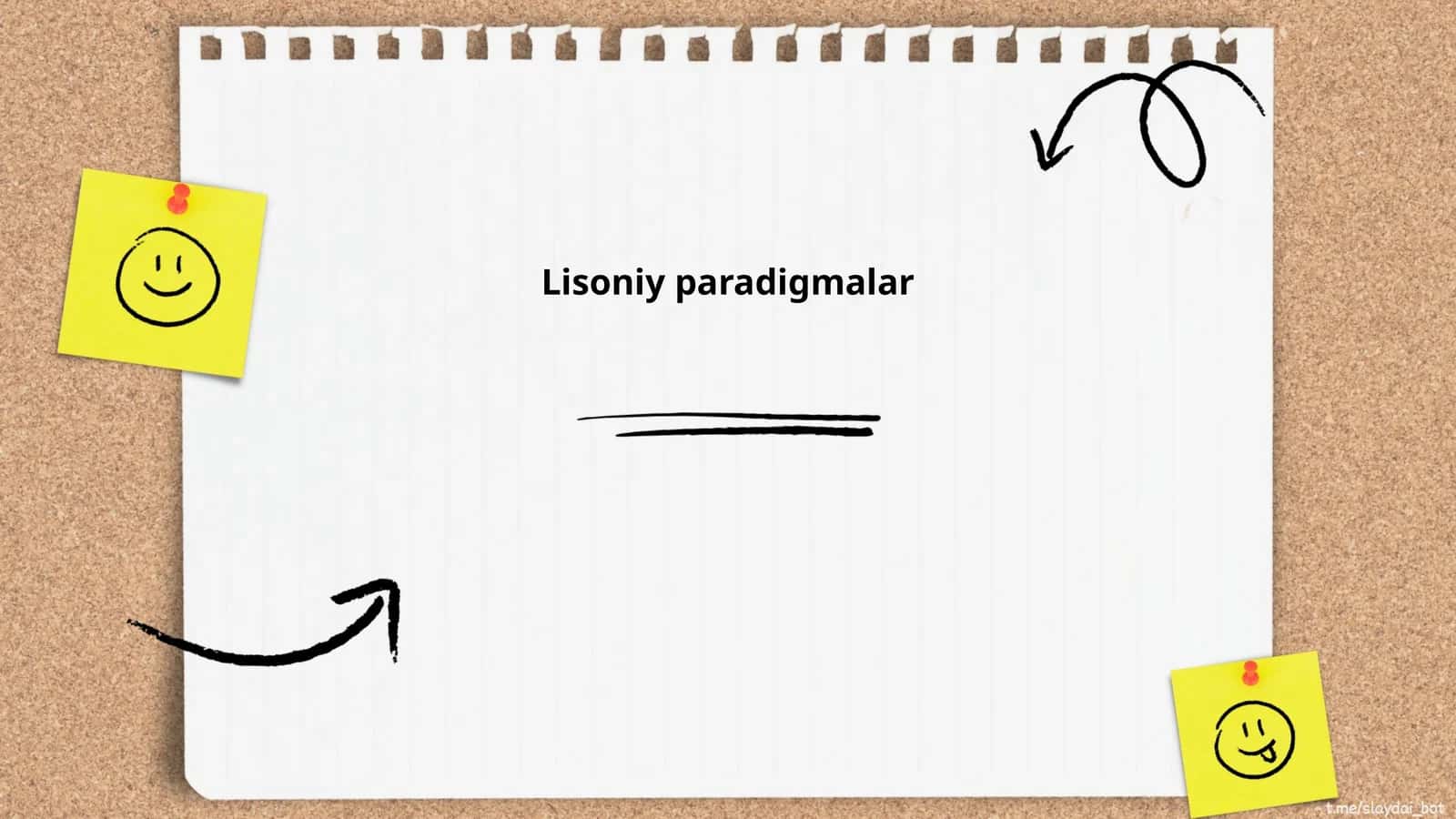 Lisoniy paradigmalar 1