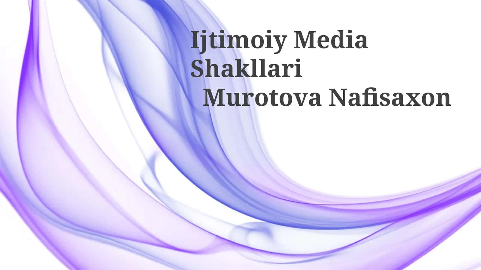 Ijtimoiy Media Shakllari 1
