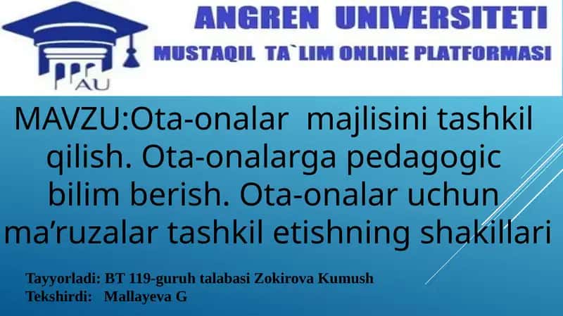 Ota-onalar majlisi 1