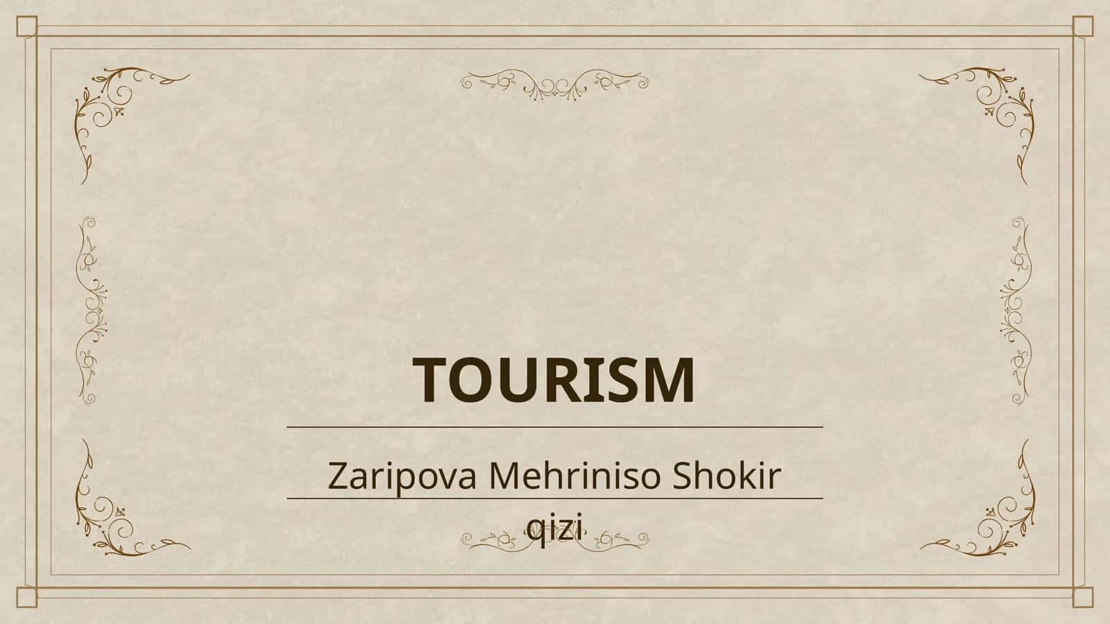 Global Tourism History Overview 1
