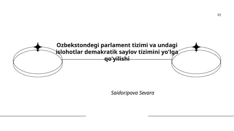 O'zbekistondagi parlament tizimi va undagi islohotlar demokratik saylov tizimini yo'lga qo'yilishi 1