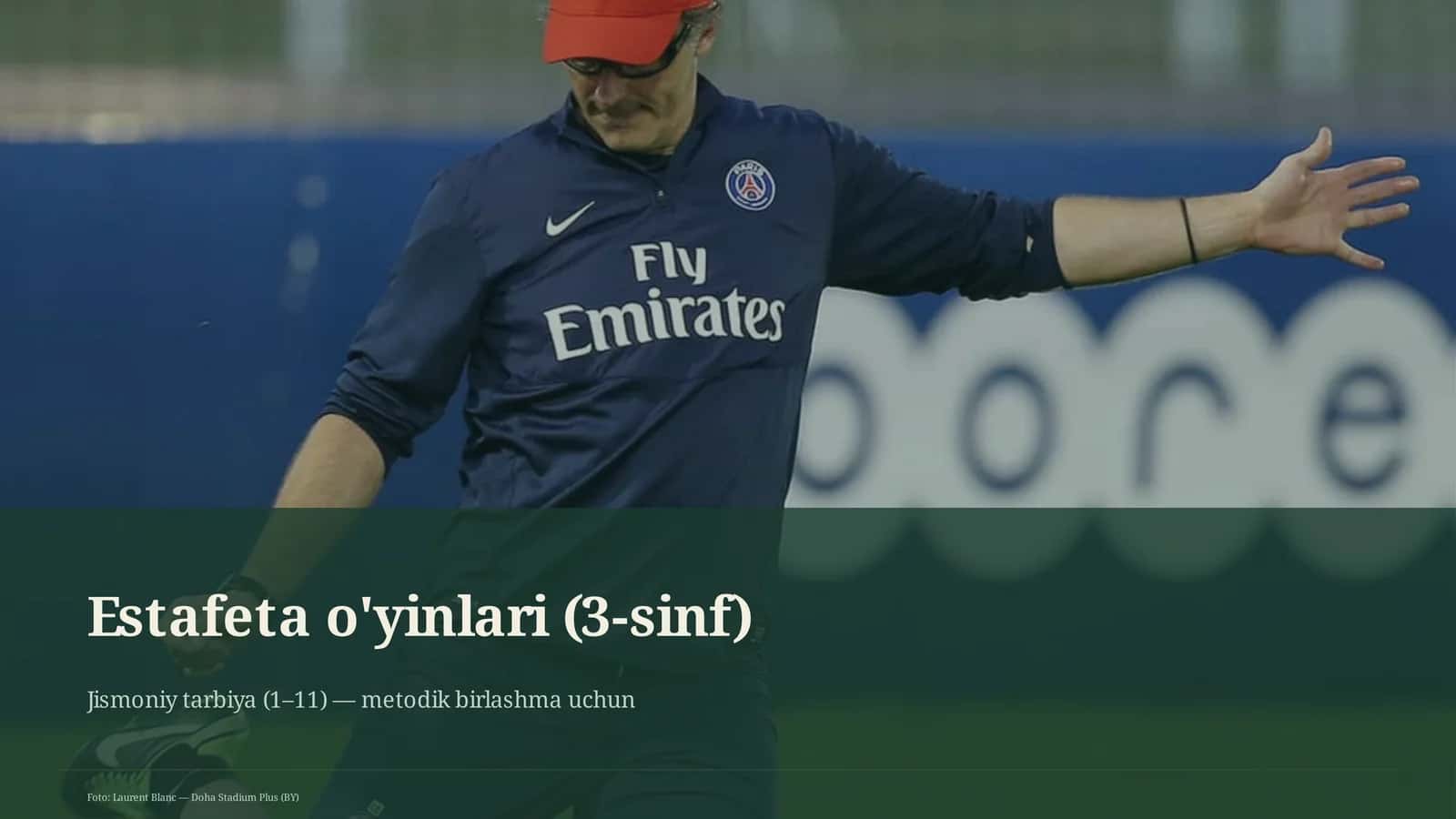 Estafeta o'yinlari (3-sinf) 1