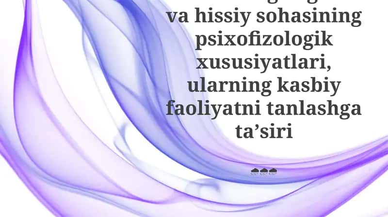 Ikki qo'lli o'g'il bolalarning kognitiv va hissiy sohasining psixofizologik xususiyatlari 1