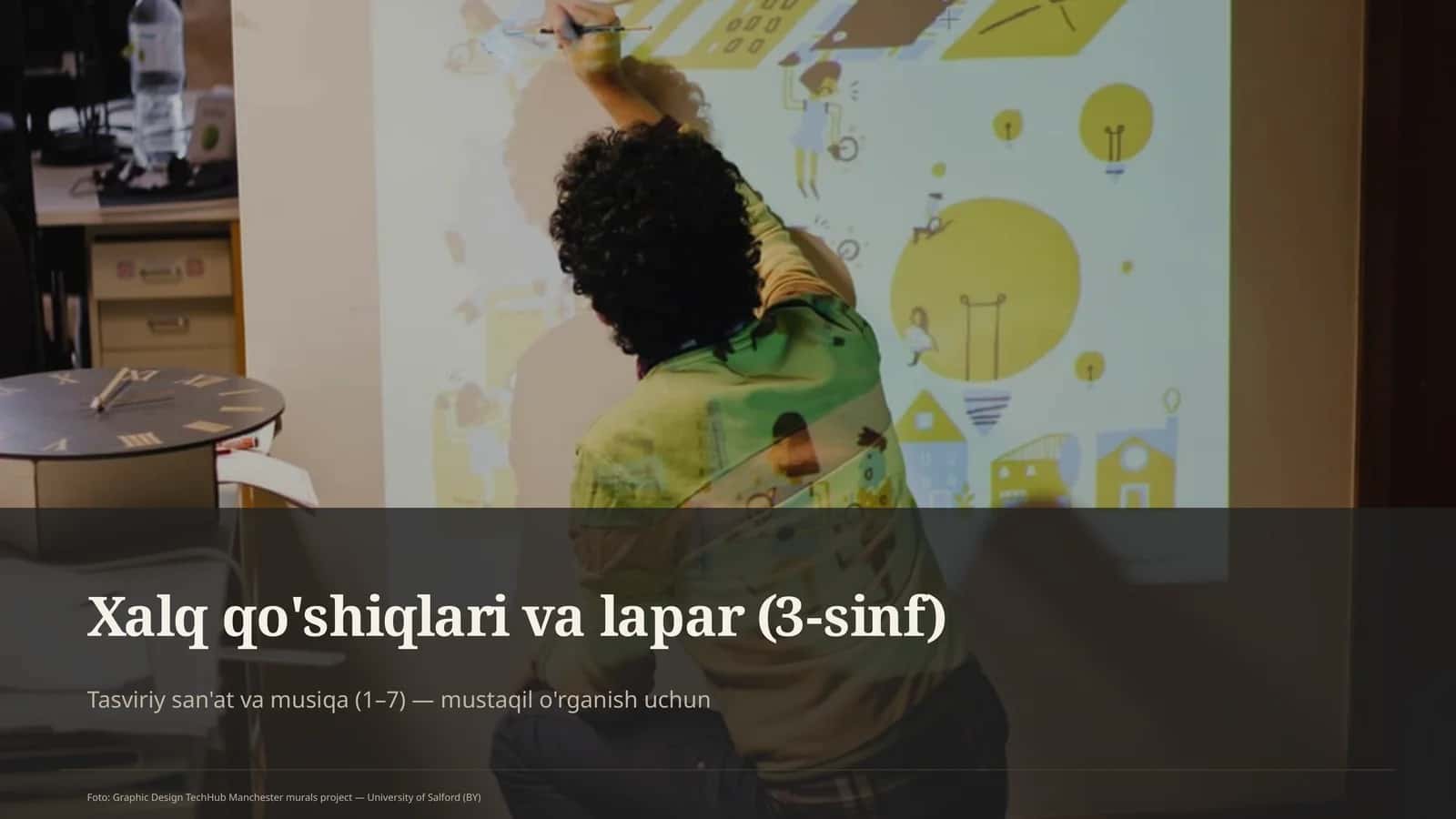 Xalq qo'shiqlari va lapar (3-sinf) 1