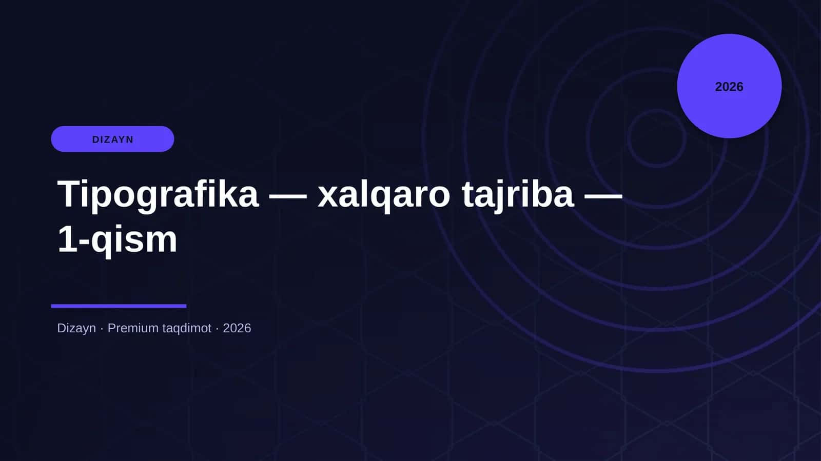 Tipografika — xalqaro tajriba — 1-qism 1