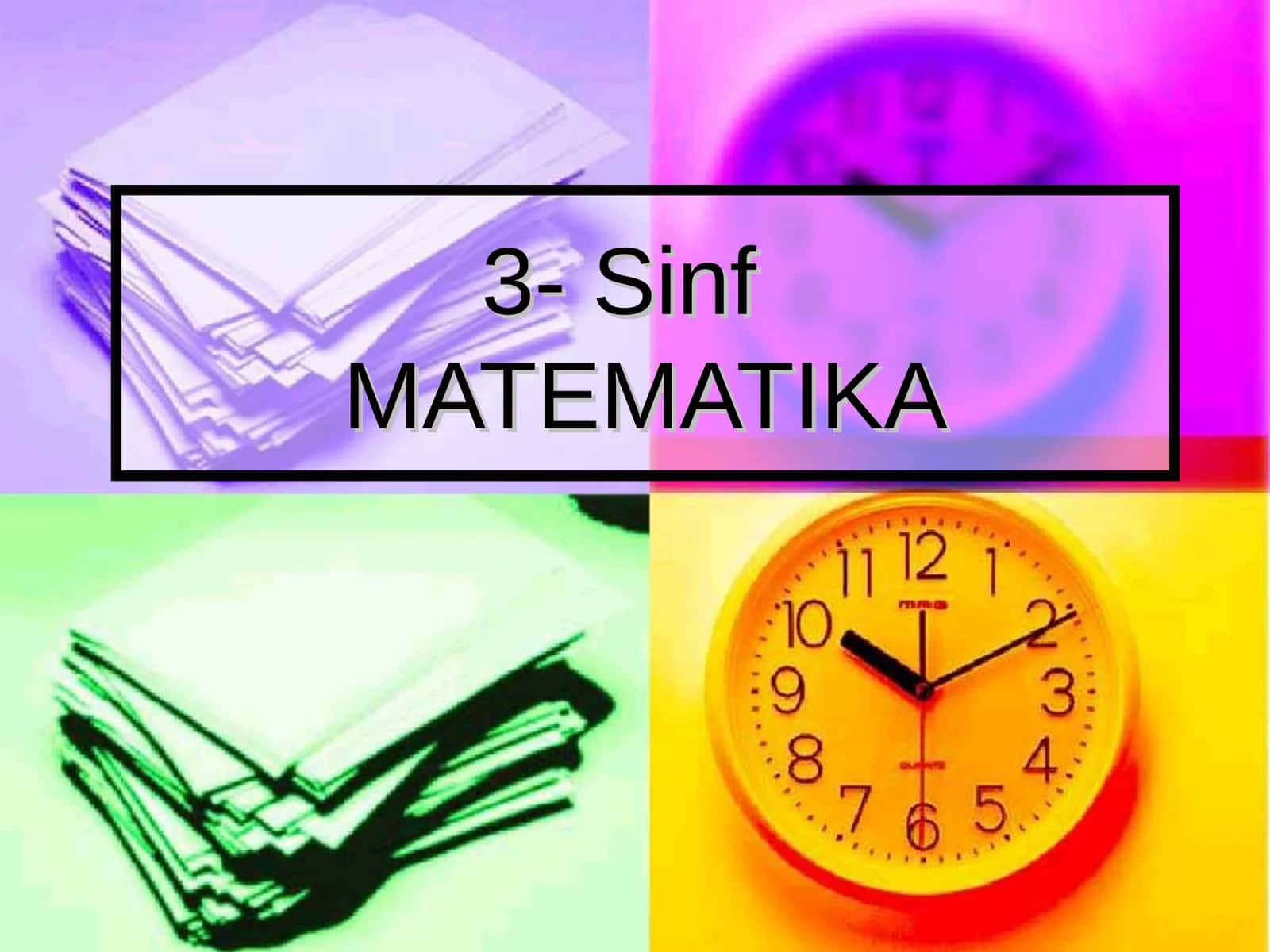 3-Sinf MATEMATIKA ko`paytirish.ppt 1