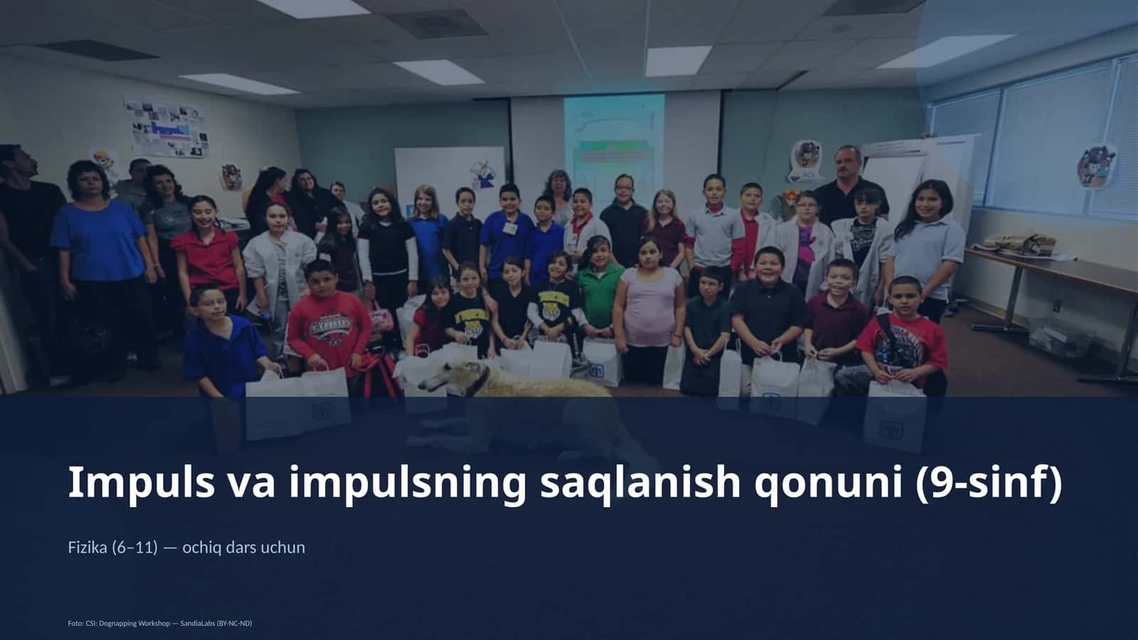 Impuls va impulsning saqlanish qonuni (9-sinf) 1