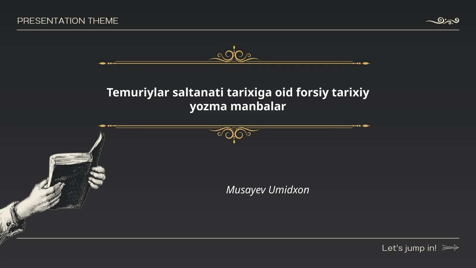 Temur va Temuriylar davri forsiy yozma manbalari 1