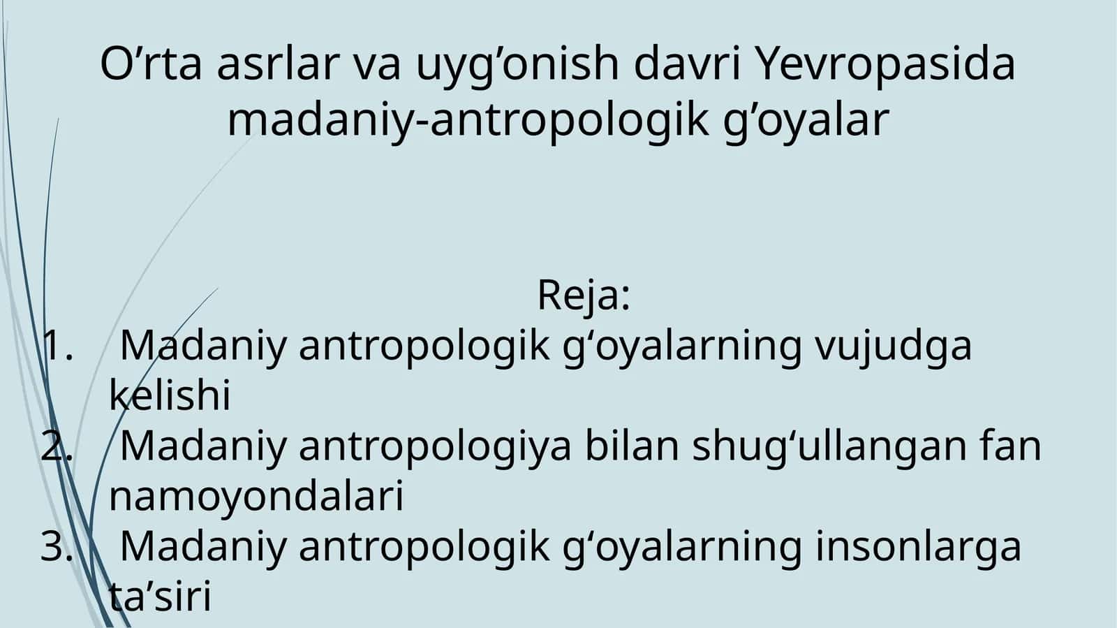 Madaniy antropologiya 1