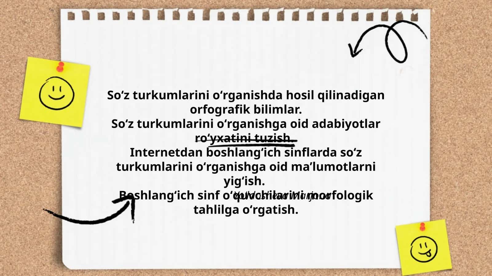 Soʻz turkumlarini oʻrganishda hosil qilinadigan orfografik bilimlar 1