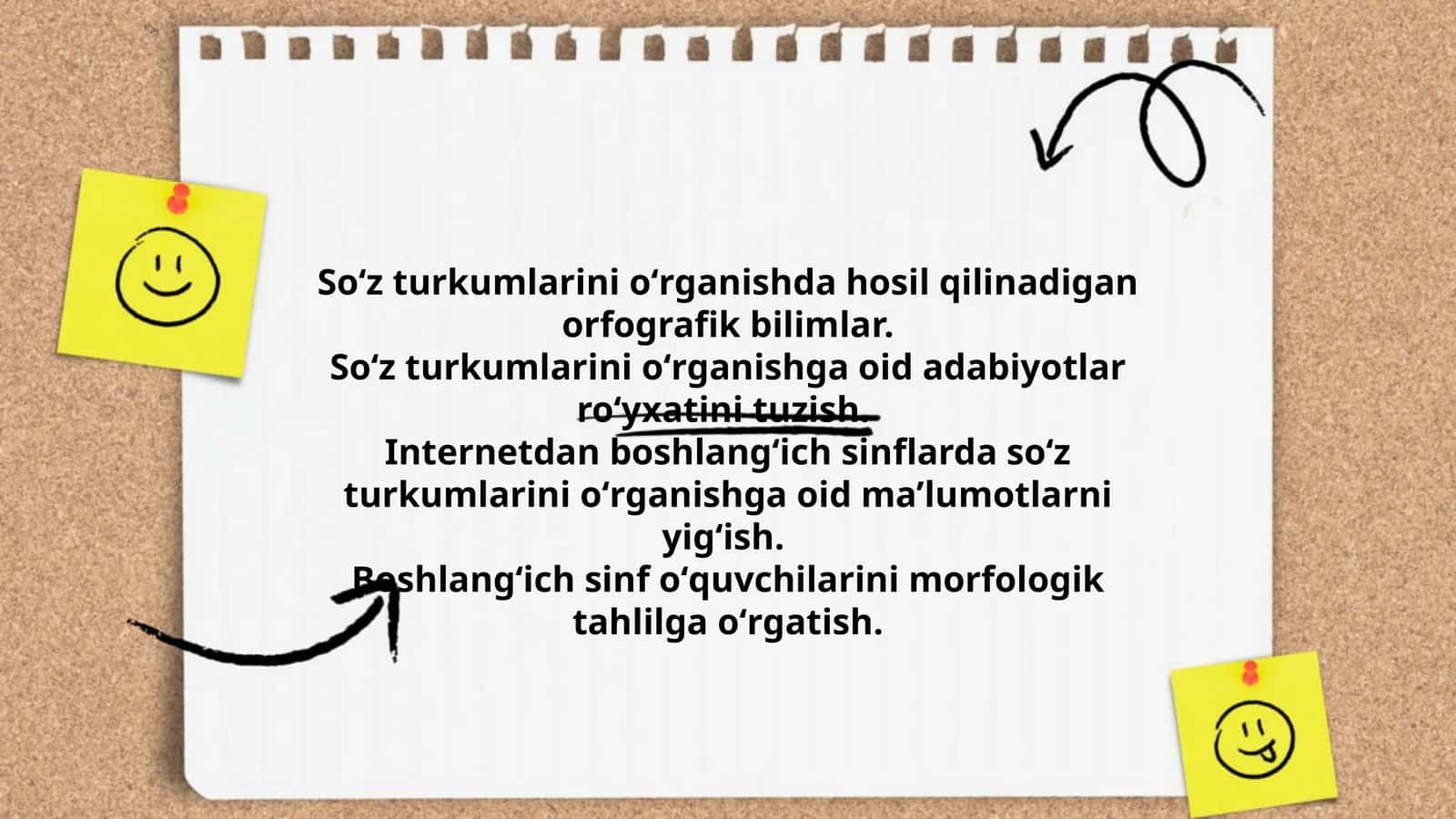 Soʻz turkumlarini oʻrganishda hosil qilinadigan orfografik bilimlar 1