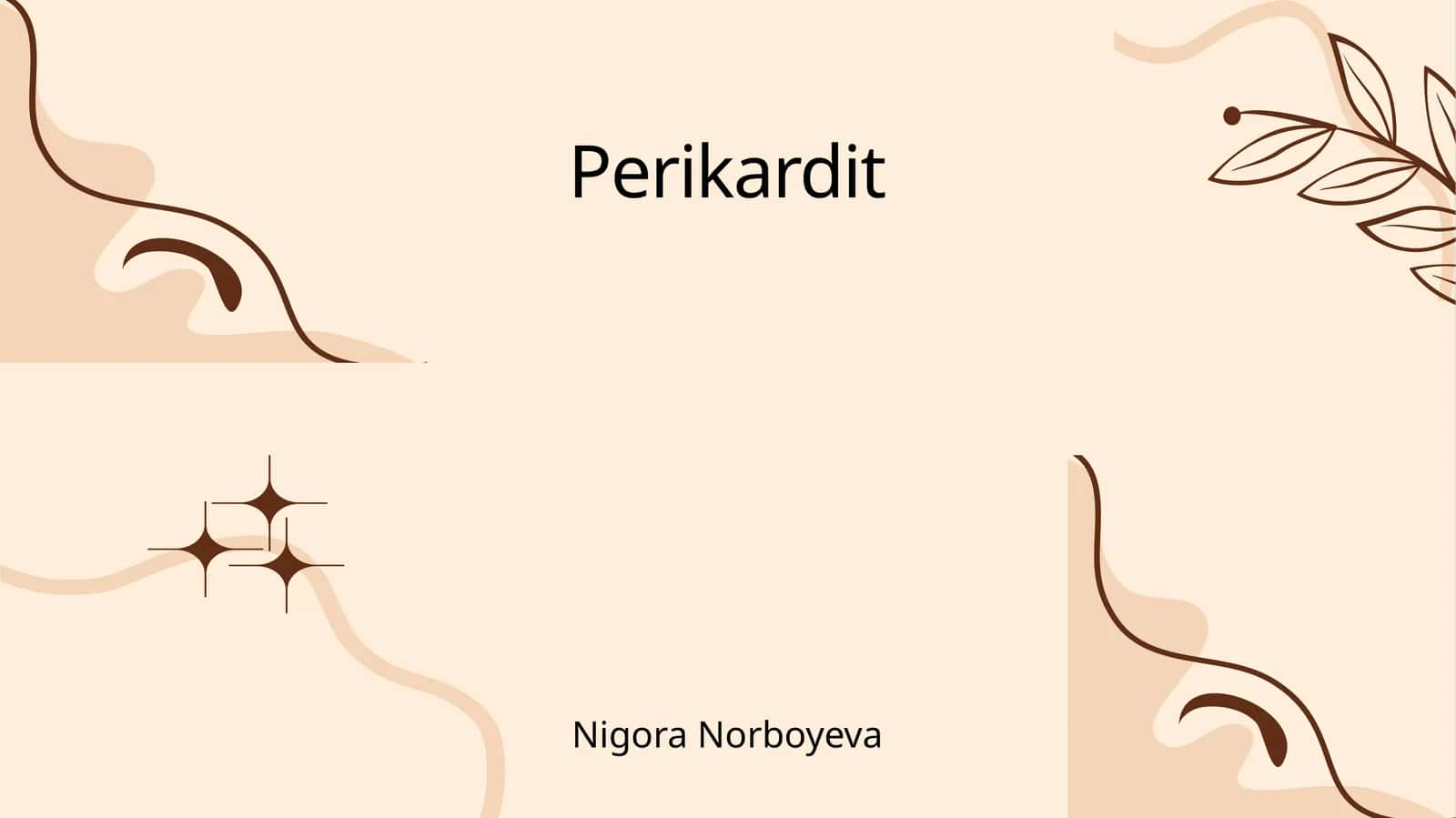 Perikardit 1