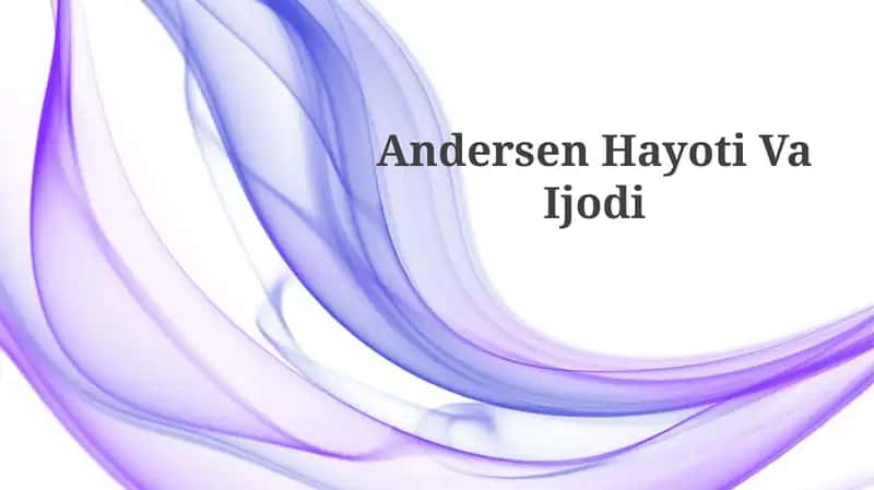 Andersen Hayoti VaIjodi 1