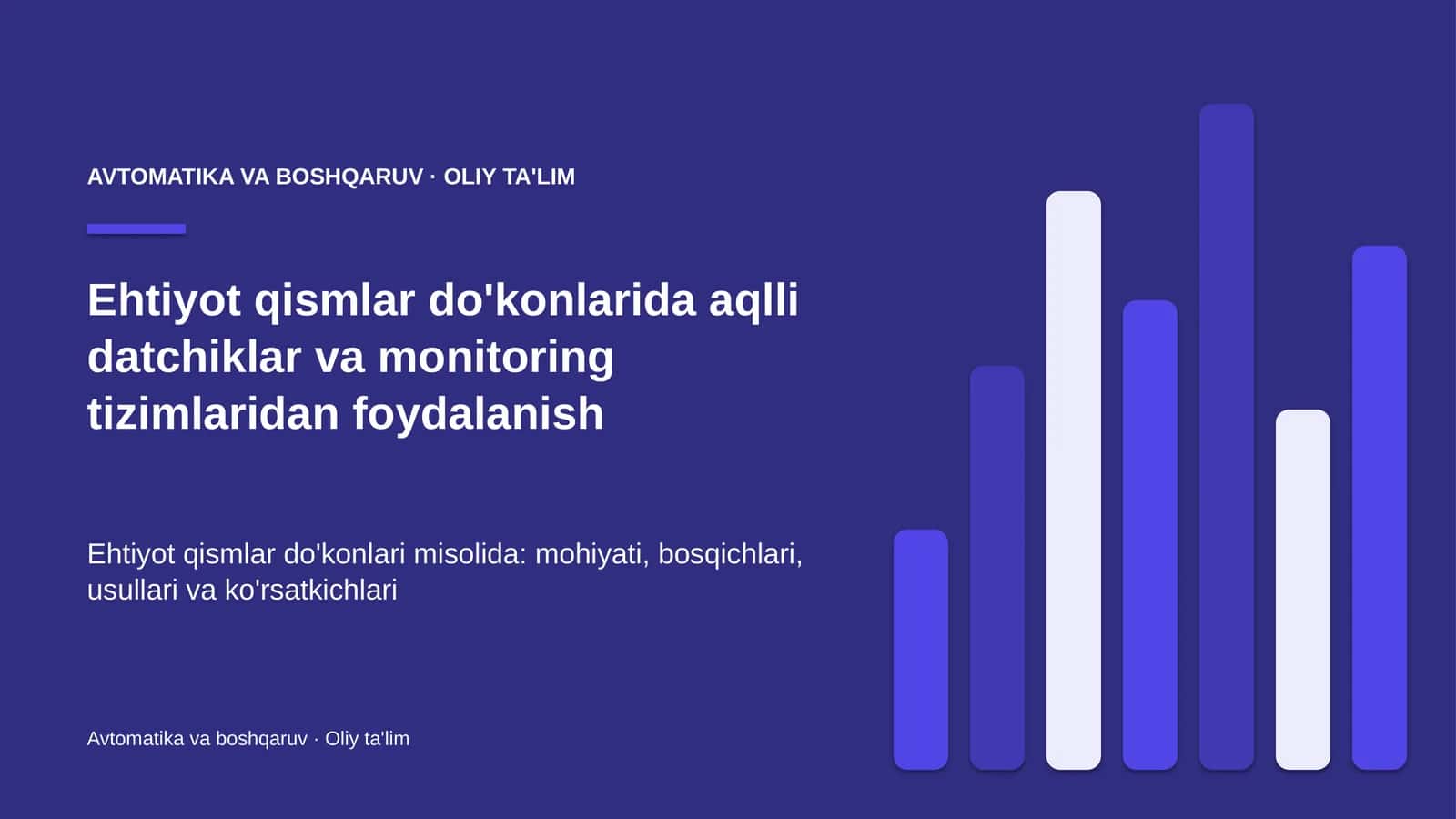 ehtiyot qismlar do'konlarida aqlli datchiklar va monitoring tizimlaridan foydalanish 3164 1