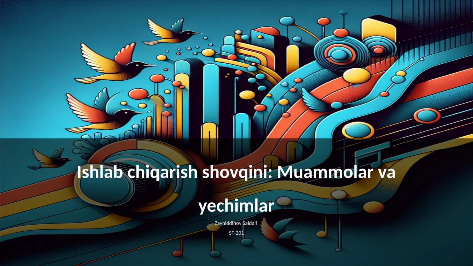 Ishlab chiqarish shovqini: Muammolar va yechimlar 1
