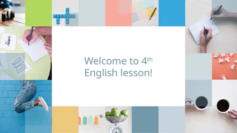 4th English Lesson 1