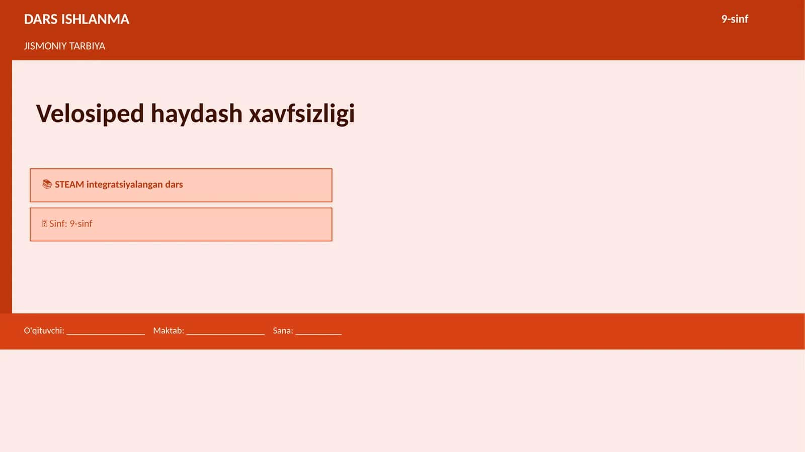 Velosiped haydash xavfsizligi 1