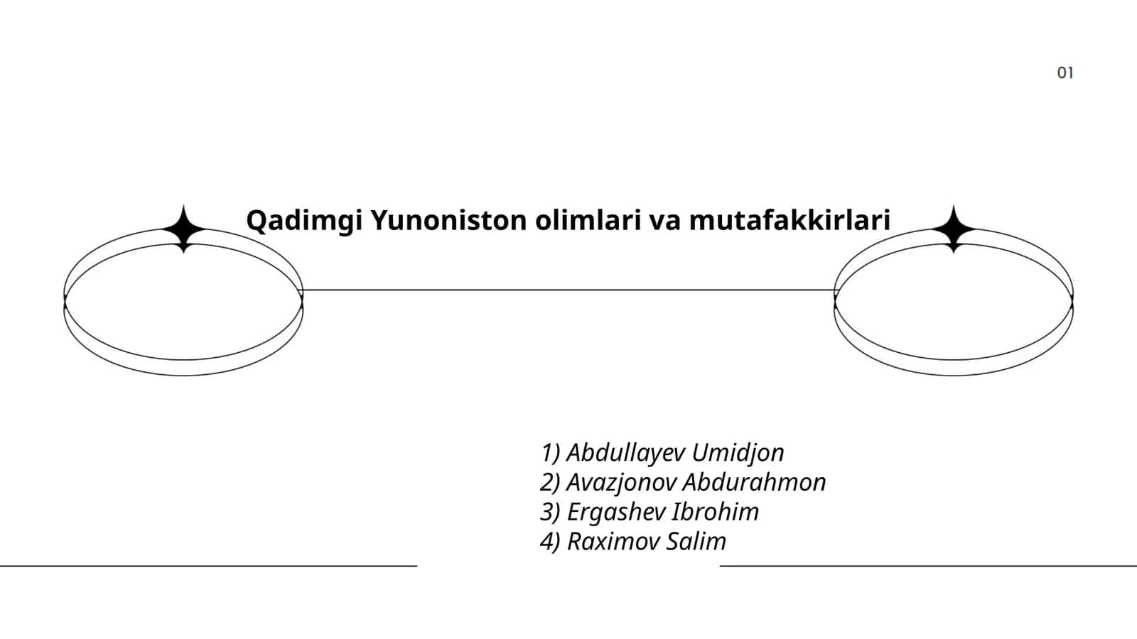 Qadimgi Yunoniston olimlari va mutafakkirlari 1