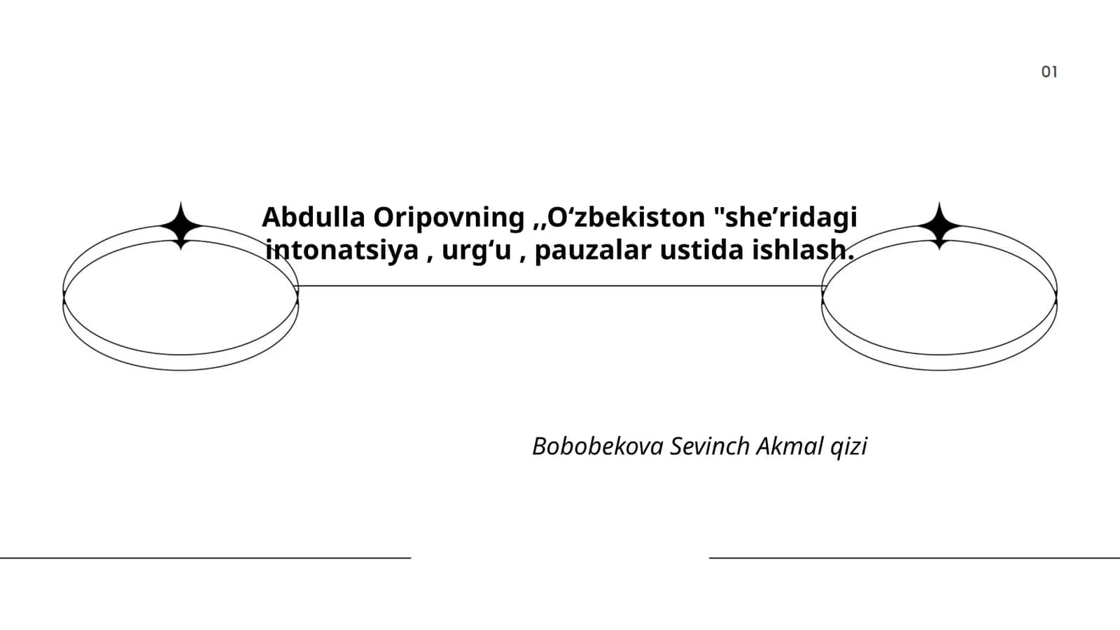 Abdulla Oripovning Oʻzbekiston "sheʼridagi intonatsiya, urgʻu, pauzalar ustida ishlash 1