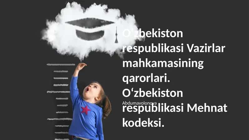 Mehnat Kodeksi Qoidalari 1