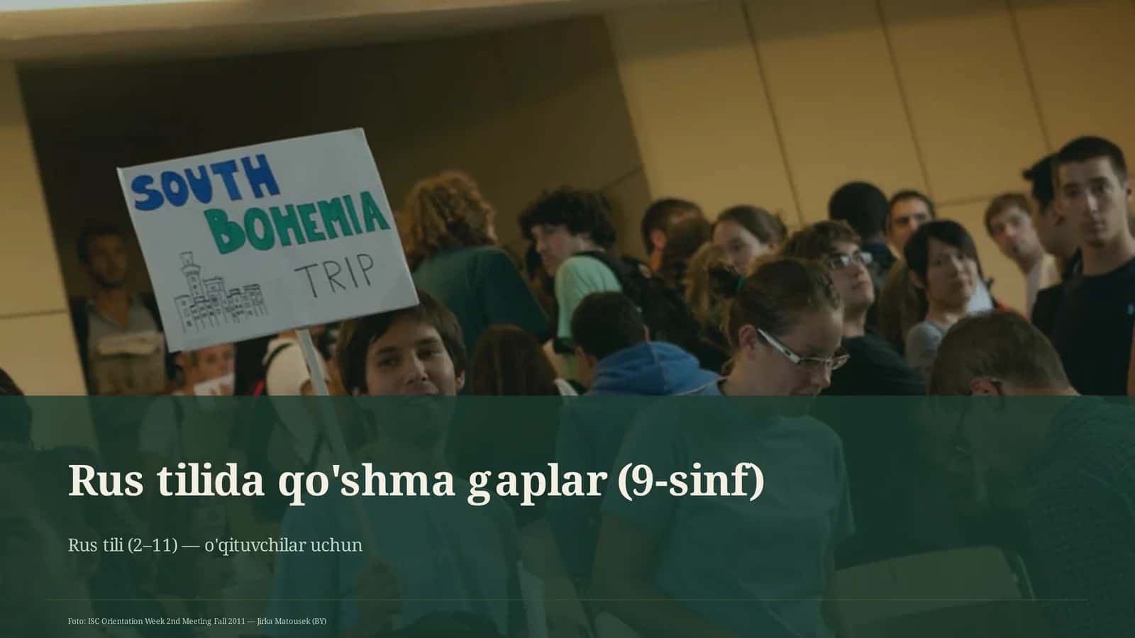 Rus tilida qo'shma gaplar (9-sinf) 1