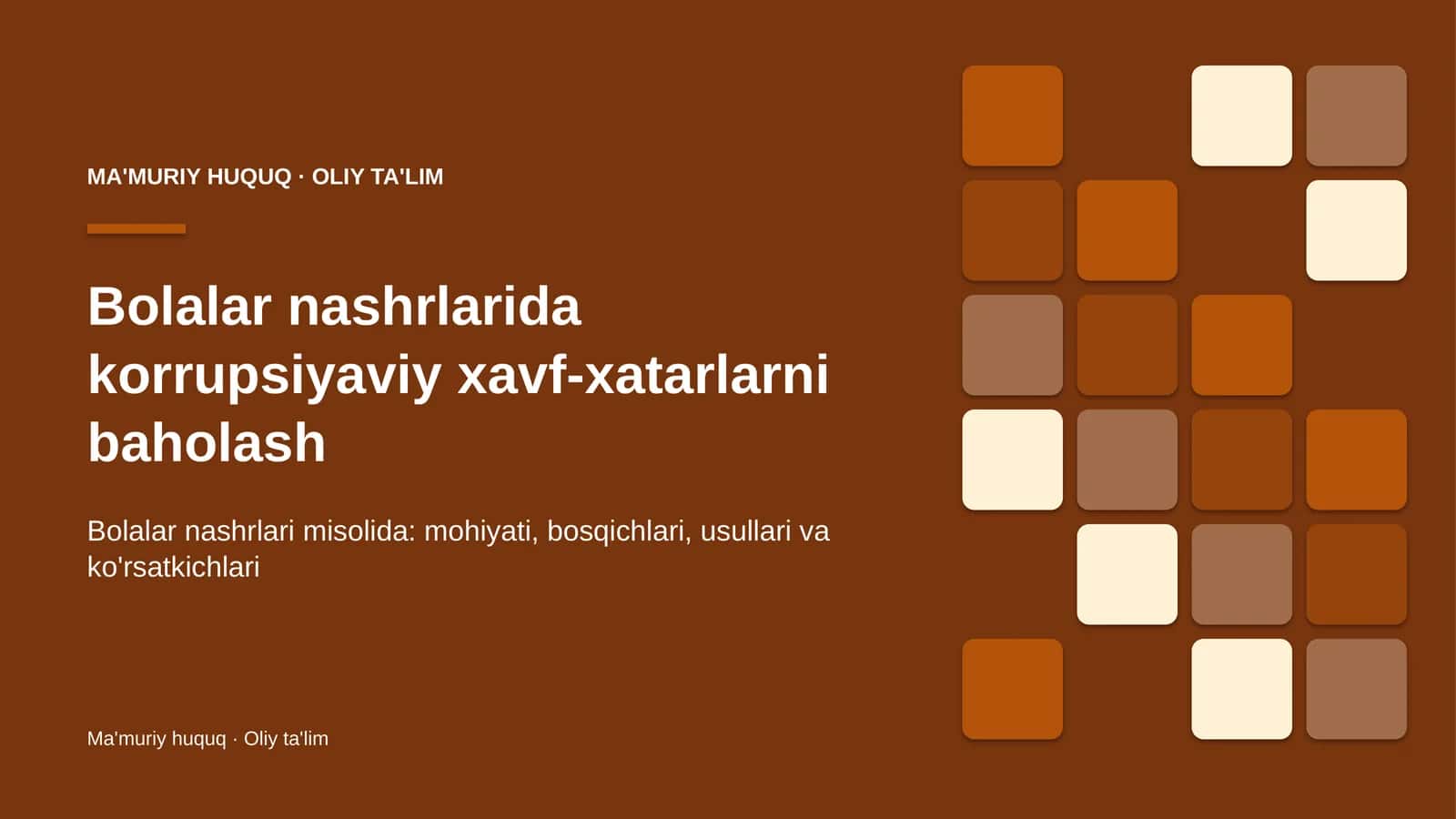 bolalar nashrlarida korrupsiyaviy xavf xatarlarni baholash 4851 1