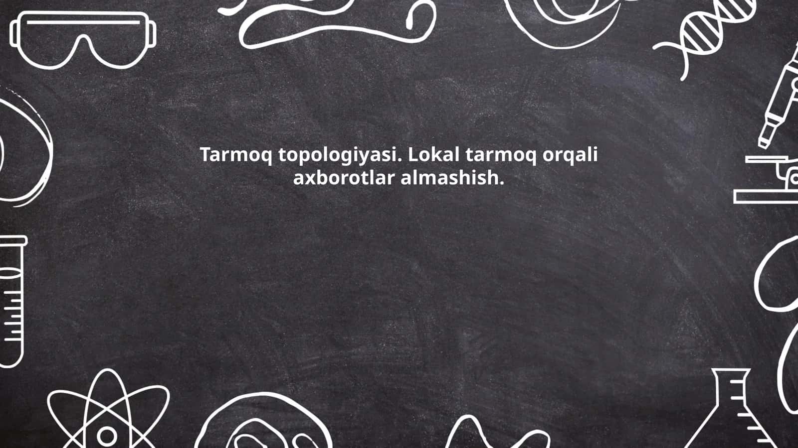 Tarmoq topologiyasi 1