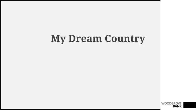 My Dream Country 1