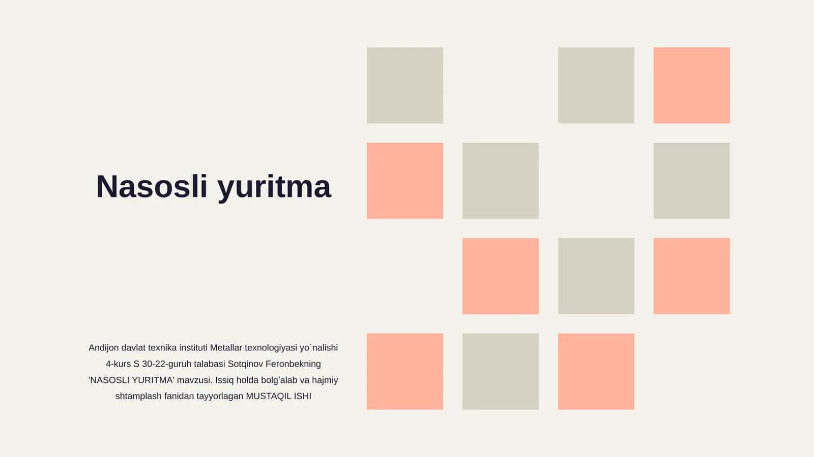 Nasosli yuritma 1