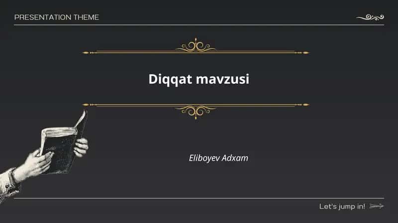 Diqqat tushunchasi va turlari 1